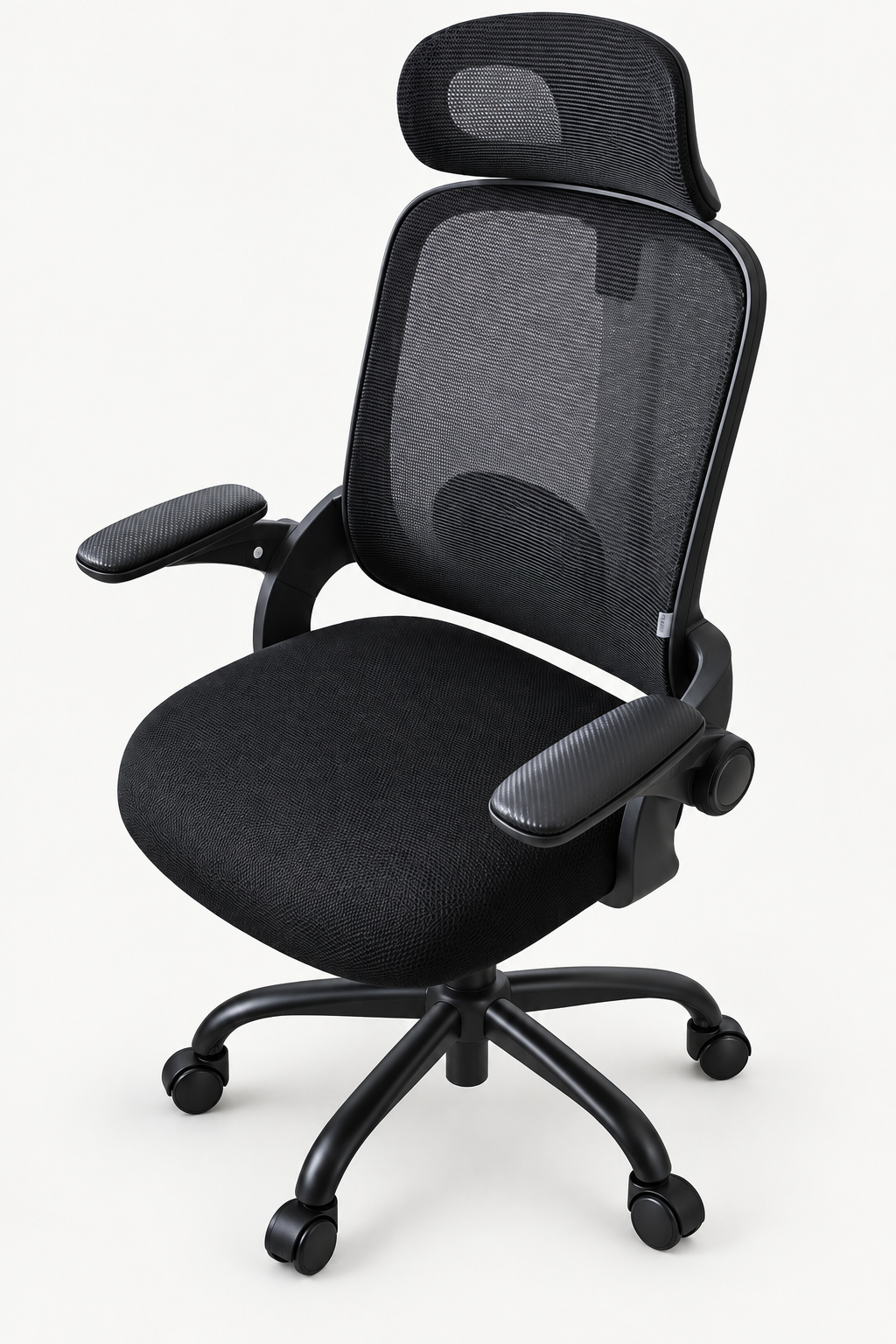 FlexArm Pro — Fauteuil de bureau ergonomique à appui-tête et accoudoirs réglables
