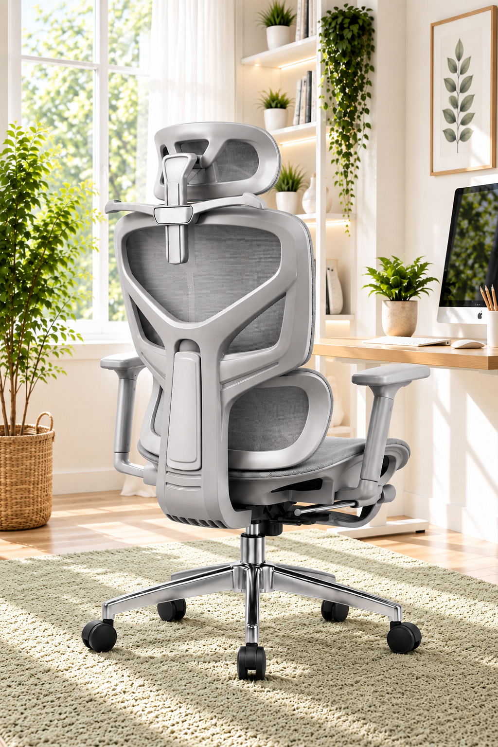 Ergo Recline 135 — Fauteuil de bureau multi-positions avec repose-pieds