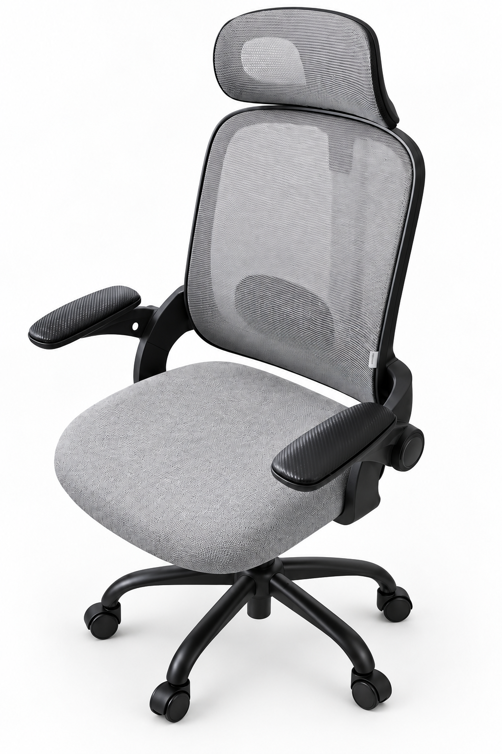 FlexArm Pro — Fauteuil de bureau ergonomique à appui-tête et accoudoirs réglables
