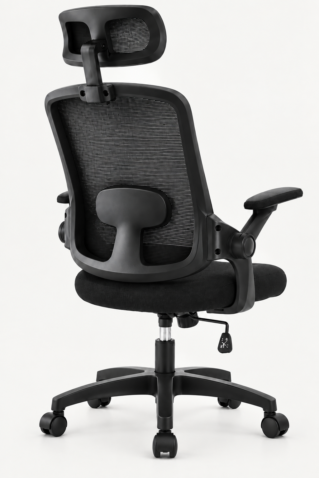 FlexArm Pro — Fauteuil de bureau ergonomique à appui-tête et accoudoirs réglables