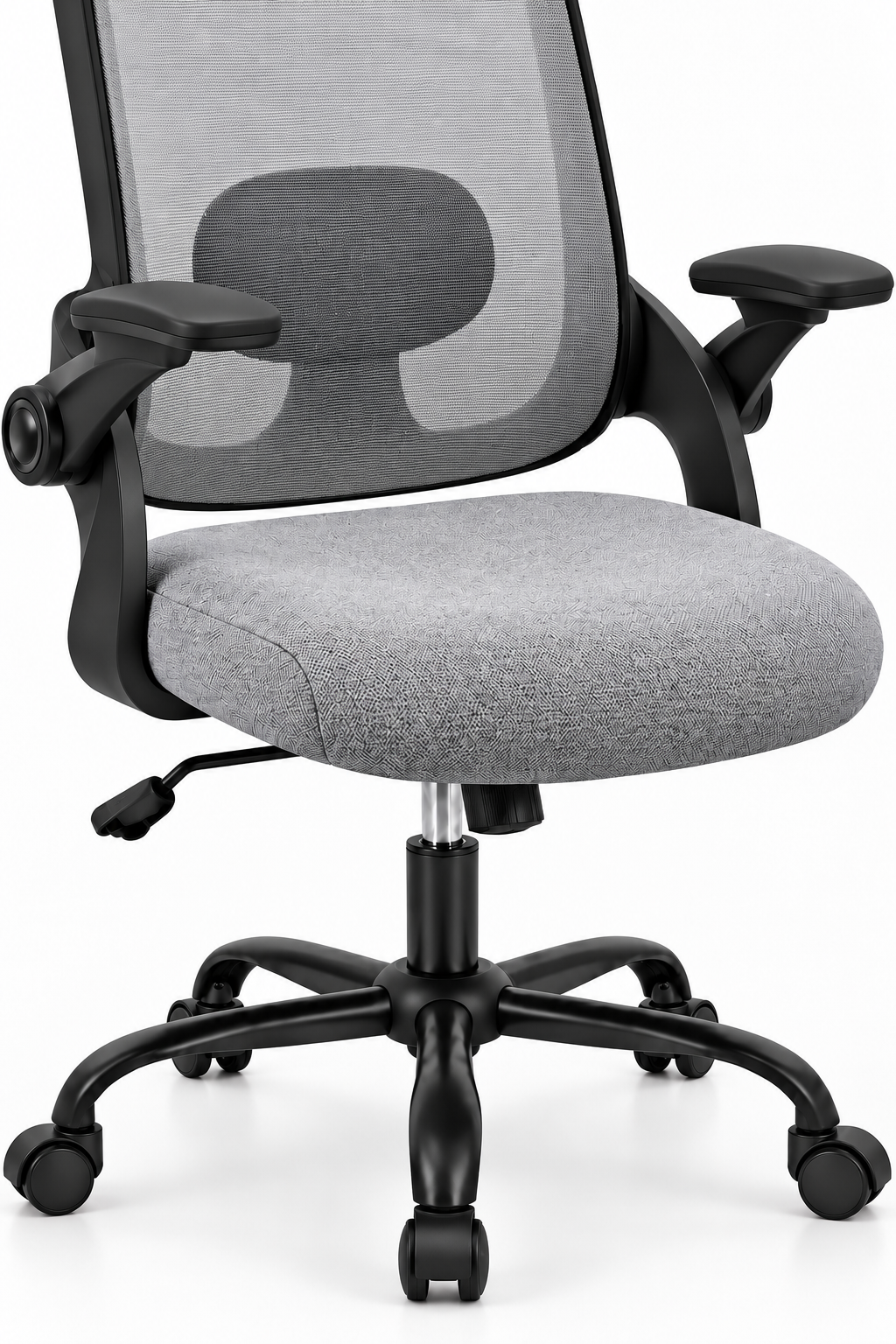FlexArm Pro — Fauteuil de bureau ergonomique à appui-tête et accoudoirs réglables
