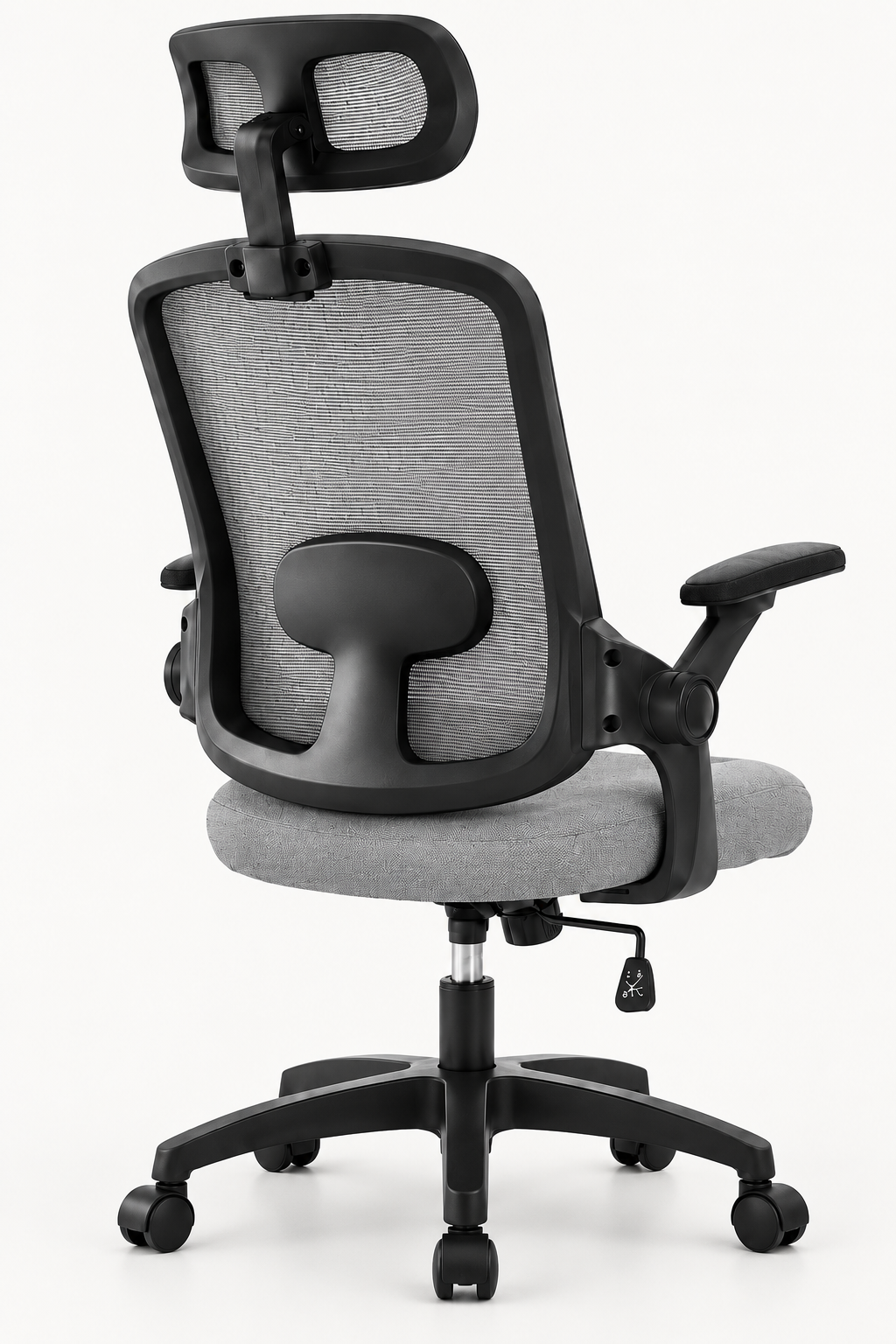 FlexArm Pro — Fauteuil de bureau ergonomique à appui-tête et accoudoirs réglables