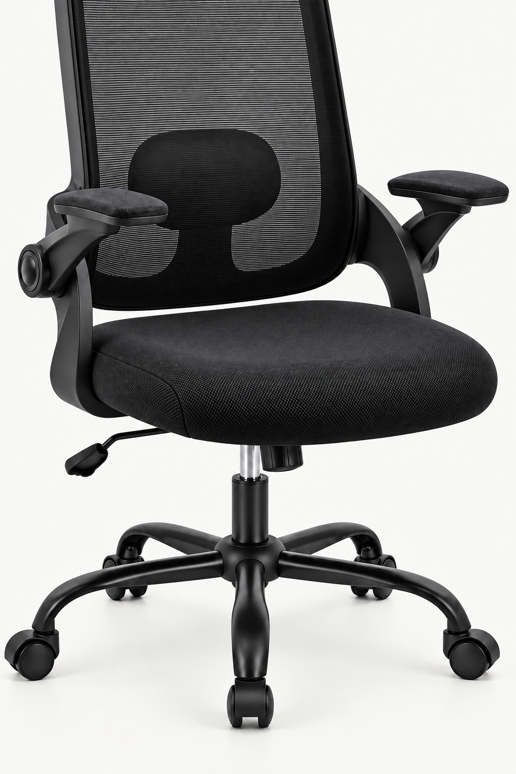 FlexArm Pro — Fauteuil de bureau ergonomique à appui-tête et accoudoirs réglables