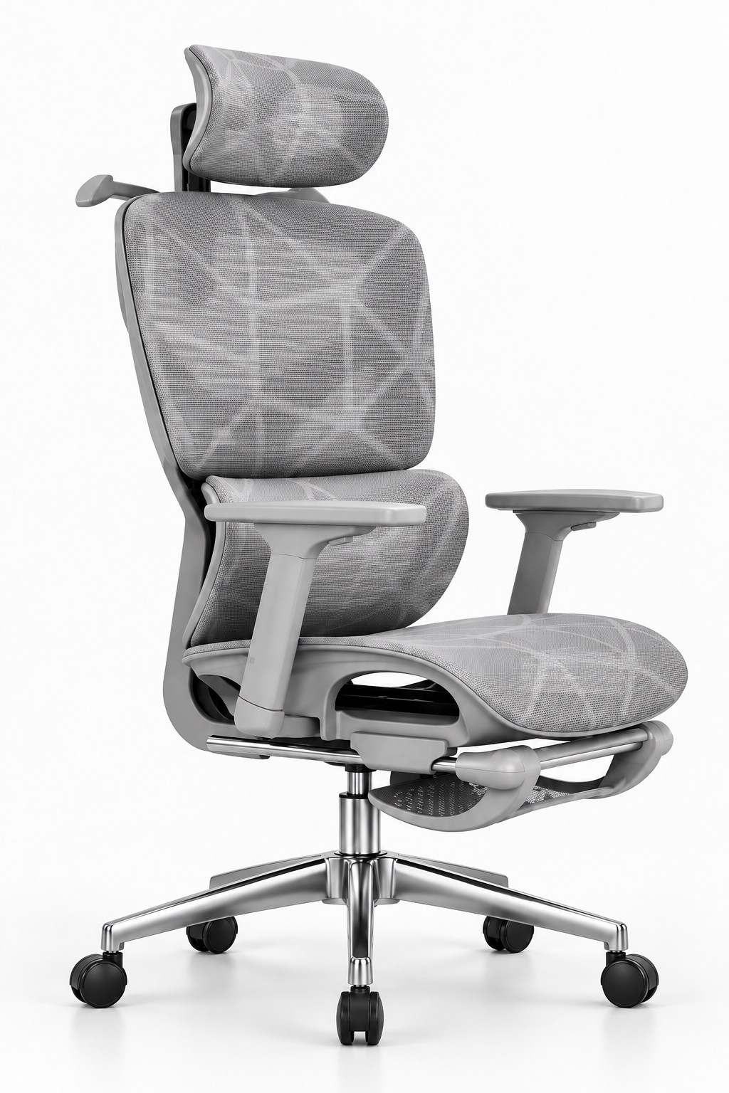 Ergo Recline 135 — Fauteuil de bureau multi-positions avec repose-pieds