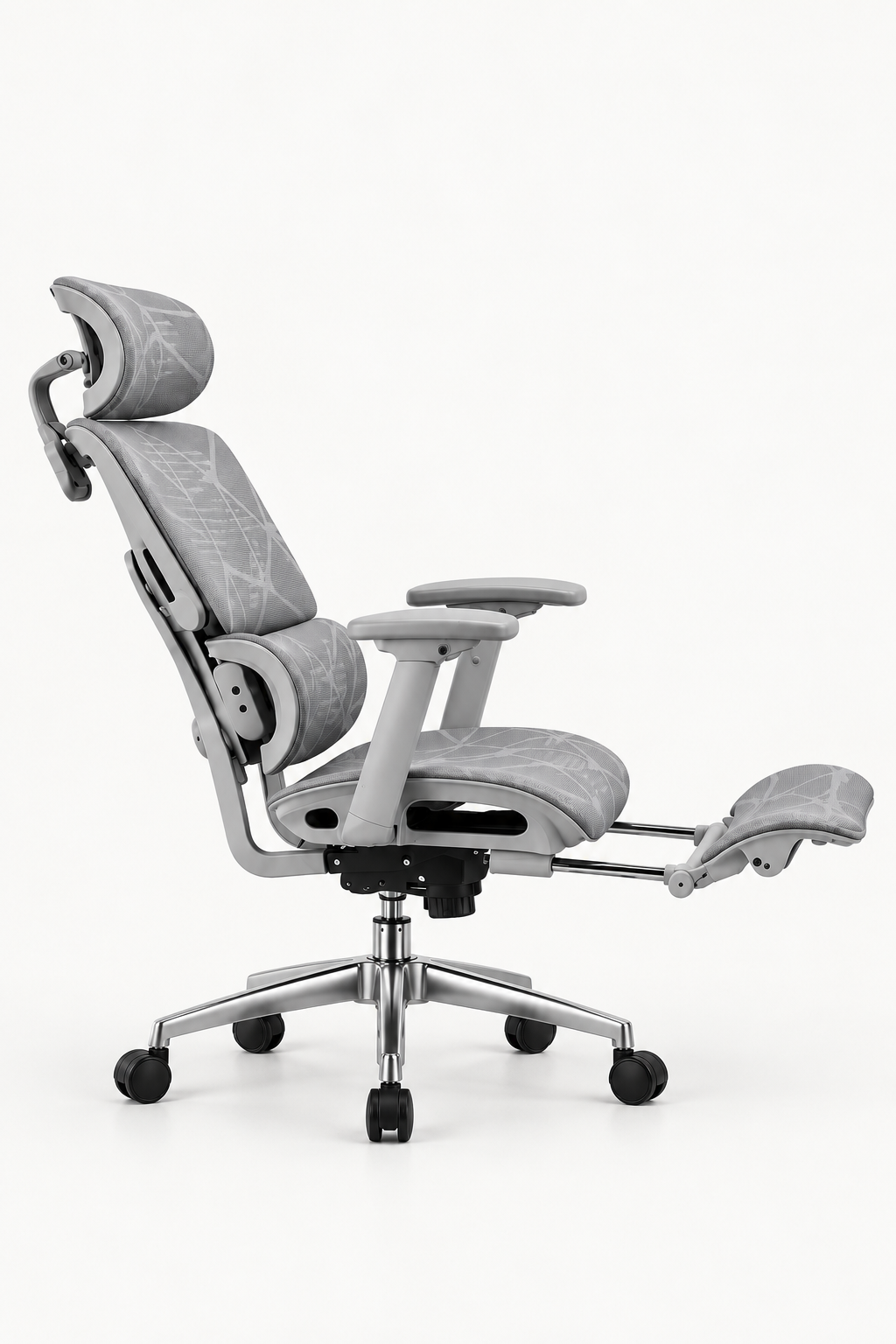 Ergo Recline 135 — Fauteuil de bureau multi-positions avec repose-pieds