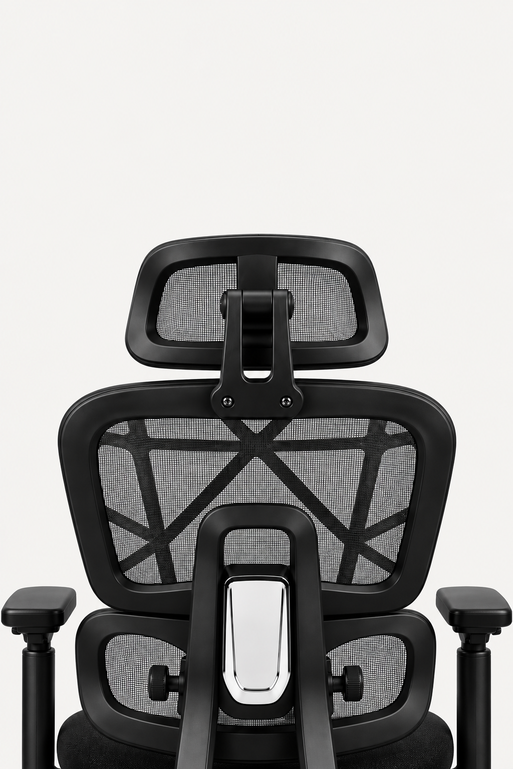 DualBack Elite — Fauteuil de bureau ergonomique à dossier double et accoudoirs 4D mesh noir, haut de gamme