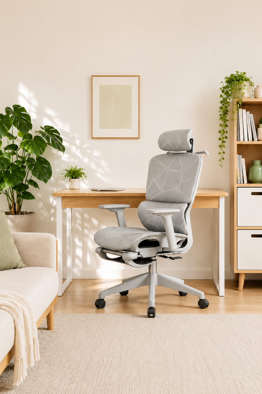 Ergo Recline 135 — Fauteuil de bureau multi-positions avec repose-pieds