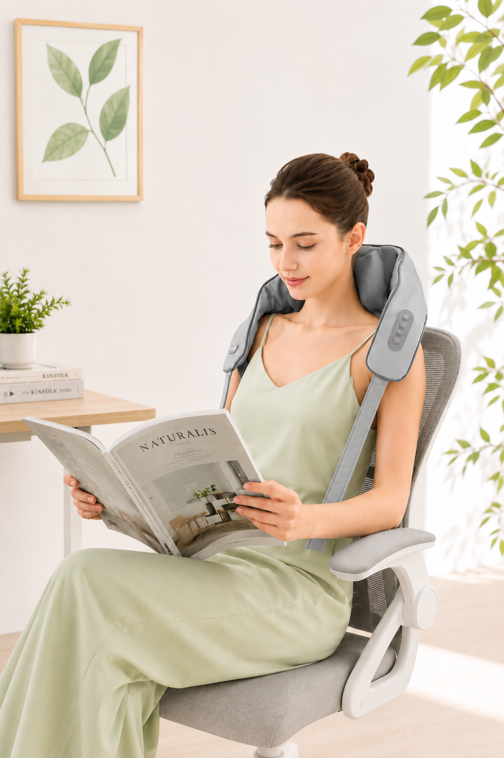 NeckEase 6D — Appareil de massage nuque et épaules chauffant