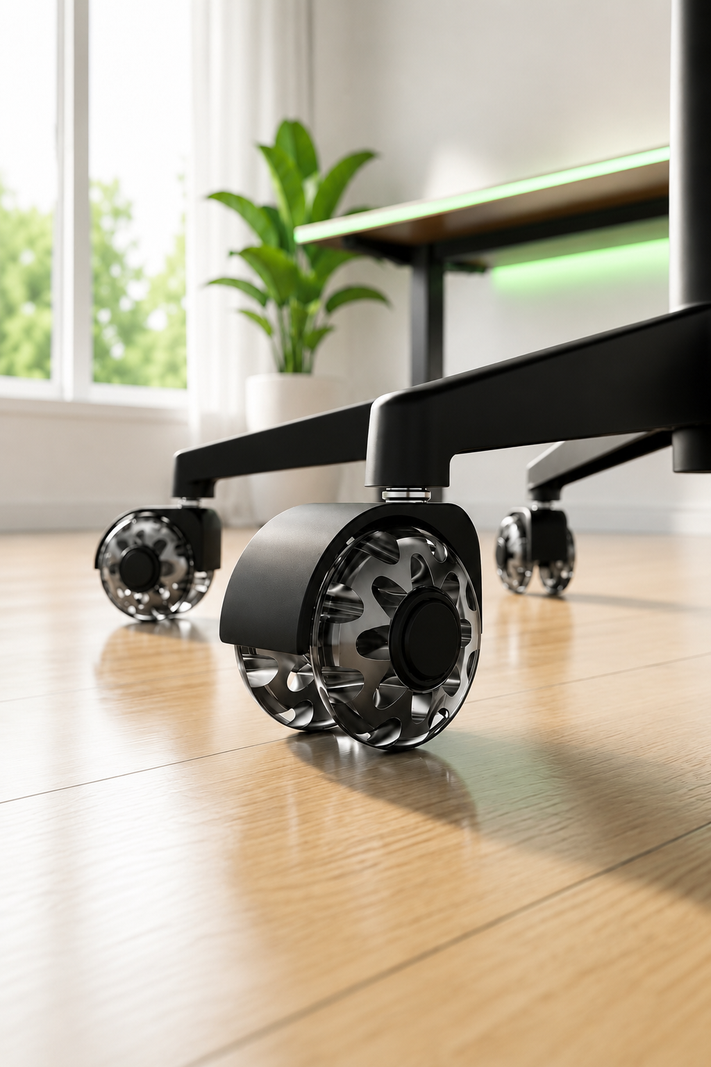 RollTech 200 — Set de roulettes de remplacement pour chaise de bureau